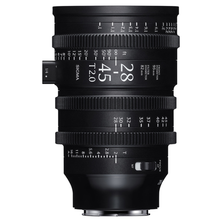 Sigma 28-45mm T2.0 Cine Lens for Sony E, Feet