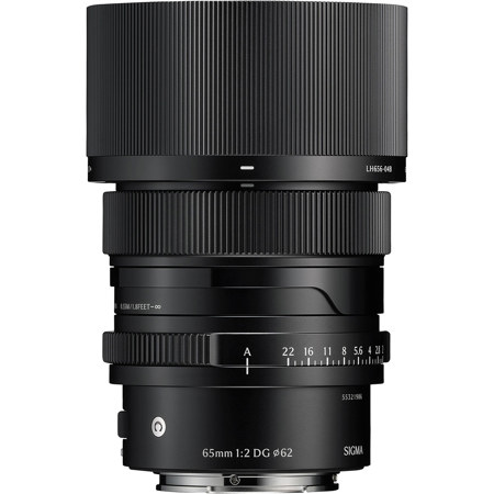 Sigma 65mm f/2 DG Contemporary Lens for Sony E, Black