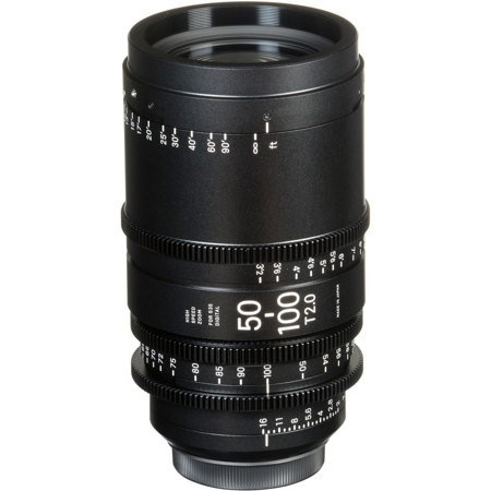 Sigma 50-100mm T2.0 Fully Luminous High-Speed Cine Lens for Canon