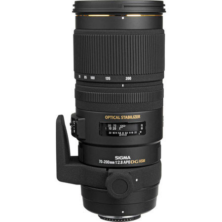 Sigma 70-200mm f/2.8 EX DG OS HSM Auto Focus Telephoto Zoom Lens for Nikon AF.
