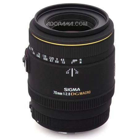 Sigma 70mm f/2.8 EX DG AF Macro Lens for Nikon DSLRs #270306