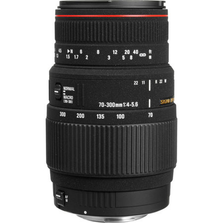 Sigma 70-300mm f4-5.6 APO DG Macro Telephoto Zoom Lens f/Sigma #508110 -BUNDLE
