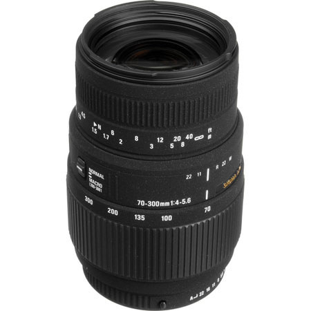Sigma 70-300mm f/4-5.6 DLM DG Macro Telephoto Zoom Lens for Nikon SLR Cameras