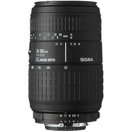 Sigma 70-300mm f/4-5.6 DL Macro Super II Tele Zoom Lens for Sigma AF Cameras