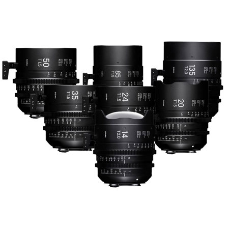 Sigma FF High-Speed Prime Cine 7-Lens Kit for Canon EF, Meter