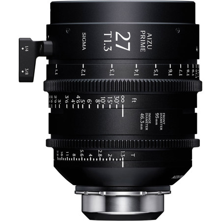 Sigma Aizu Prime T1.3 LF Cinema Lens 27mm Sony E