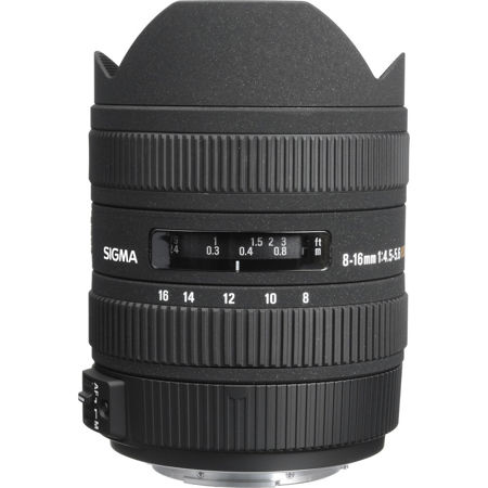 Sigma 8-16mm f/4.5-5.6 DC HSM Lens for Maxxum/Sony, USA