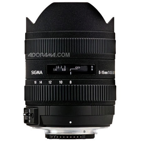 Sigma 8-16mm f/4.5-5.6 DC HSM Lens for Pentax DSLR, USA