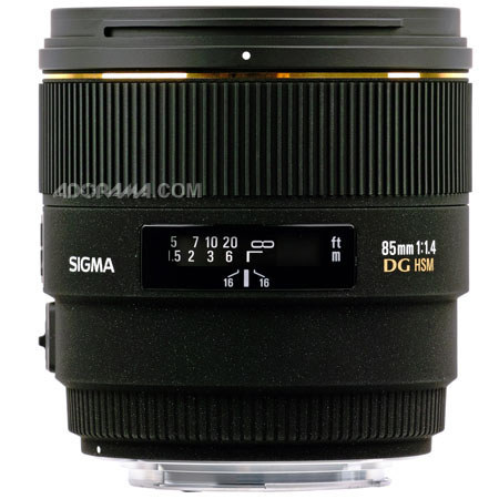 Sigma 85mm f/1.4 EX DG HSM Lens for Sigma DSLR Cameras - USA Warranty