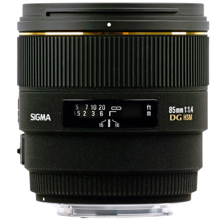 Sigma 85mm f/1.4 EX DG HSM Lens f/Sigma w/UV Filter & Pro Cleaning Kit