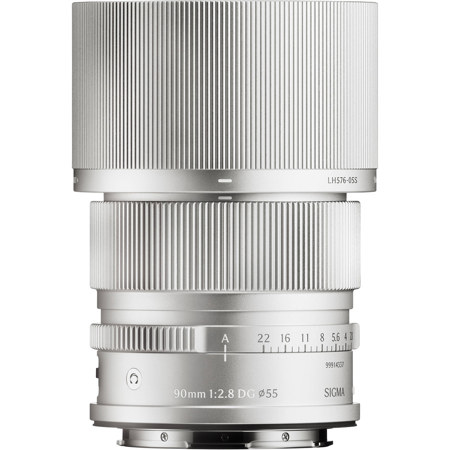 Sigma 90mm f/2.8 DG Contemporary Lens for L Mount, Silver
