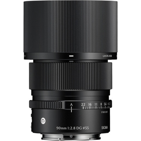 Sigma 90mm f/2.8 DG Contemporary Lens for Sony E, Black