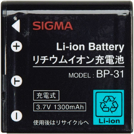 Sigma BP-31 Li-ion Battery for DP Digital Cameras