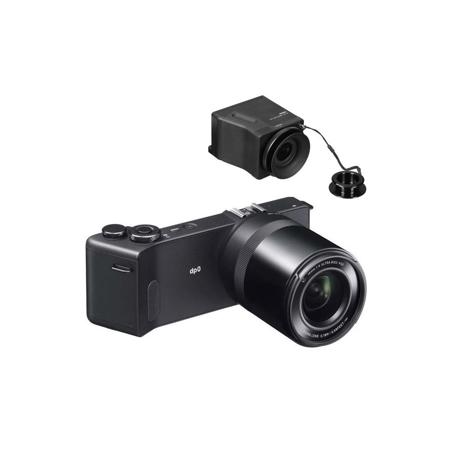 Sigma dp0 Quattro Compact Digital Camera with LVF-01 LCD Viewfinder Kit