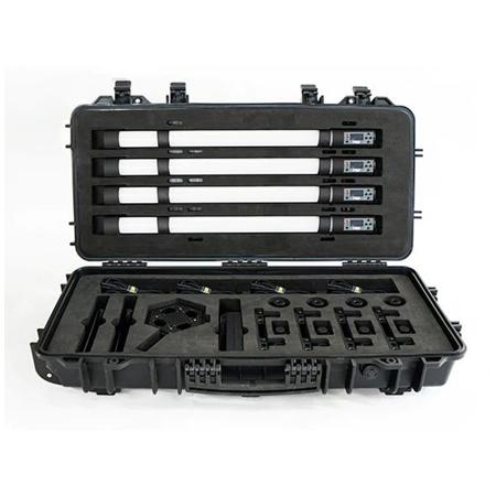 SGC Lights Gaffer Kit Pro w/4x Prism 60 18W RGBWW LED Light & Charging Station