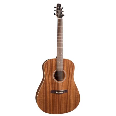 Seagull S6 Mahogany Deluxe Dreadnaught Acoustic Electric Guitar, Sunburst