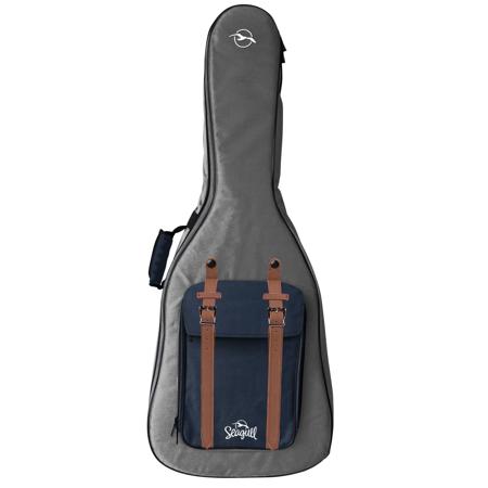Seagull Folk Concert Hall Gray and Navy Blue Gig Bag with Logo