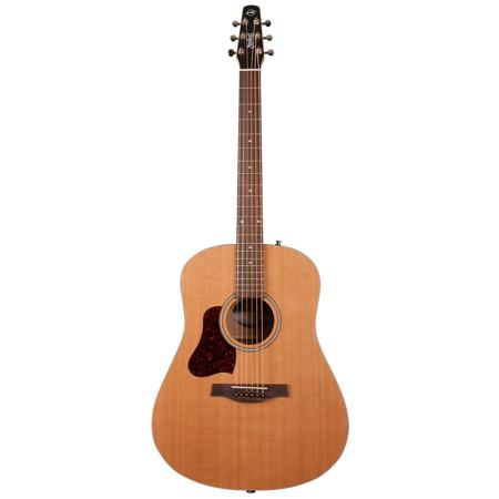 Seagull Original S6Left-Handed Dreadnought Acoustic Electric Guitar, Rosewood Fingerboard, Semi Gloss, Natural