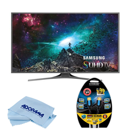 Samsung UN60JS7000 60" Class 4K SUHD LED TV w/6FT HDMI Cable/Microfiber Cloth