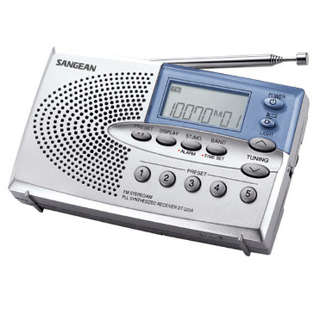 Sangean FM-Stereo / AM Pocket Receiver with Built-in Speaker