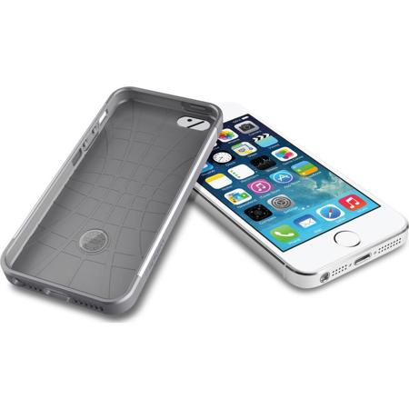 Spigen Slim Armor S Case for Apple iPhone 5/5S, Satin Silver