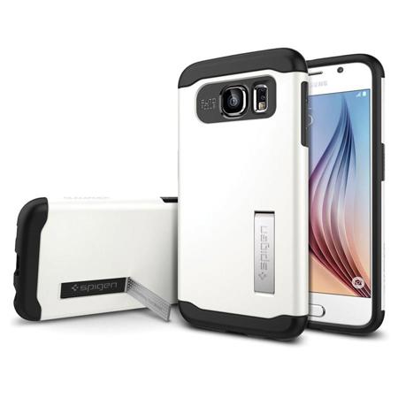 Spigen Slim Armor Case for Samsung Galaxy S6, Shimmery White