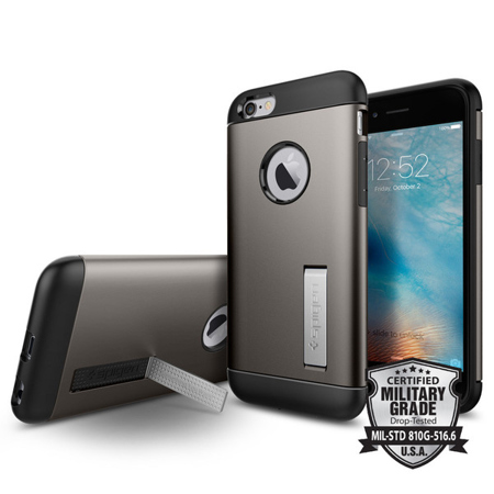 Spigen Slim Armor Case for 4.7" iPhone 6 / 6s - Gunmetal