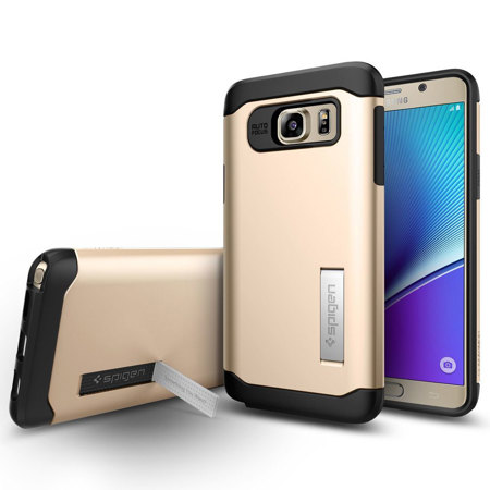 Spigen Slim Armor Case for Samsung Galaxy Note 5, Champagne Gold