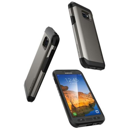 Spigen Tough Armor Case for Samsung Galaxy S7 Active Smartphone, Gunmetal