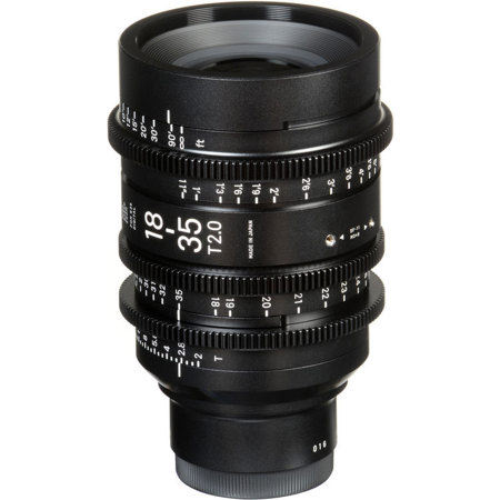 Sigma 18-35mm & 50-100mm T2 Fully Luminous High-Speed Cine Lens