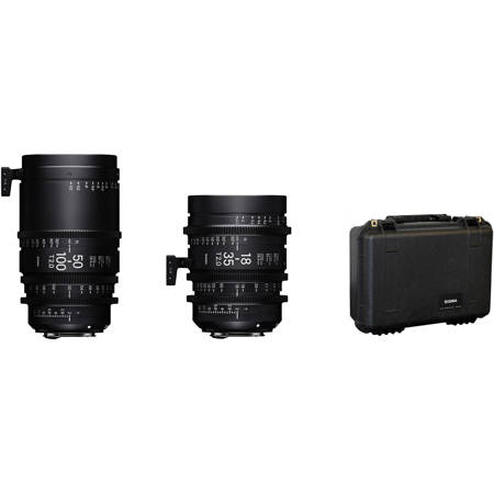 Sigma 18-35mm and 50-100mm T2.0 High-Speed Cine Lens Kit for Canon EF, Feet