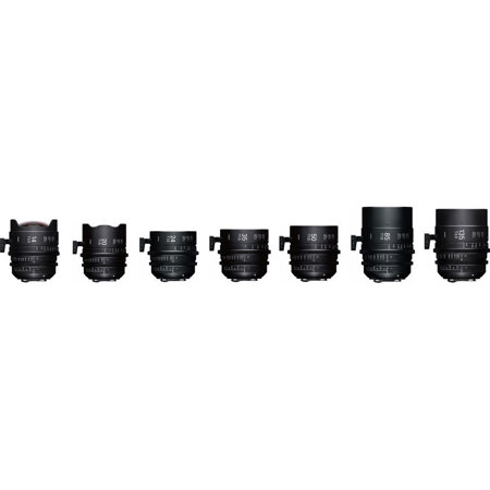 Sigma FF High Speed Prime Cine 7-Lens Kit with PMC-004 Case, Canon EF