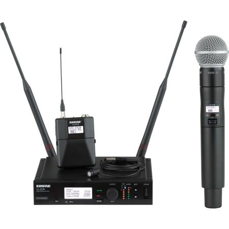 Shure ULXD124/85 Combo Wireless System, H50: 525-572MHz