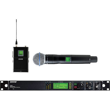 Shure UR124S+/BETA58-J5 Wireless Microphone System, J5/578-638MHz