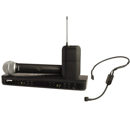 Shure BLX1288/P31 Dual-Channel Combo Wireless System, J10: 584-608MHz Frequency