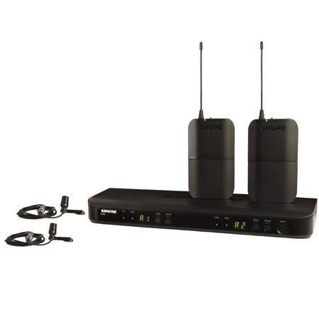 Shure BLX188/CVL Dual Lavalier System, J10: 584-608MHz Frequency