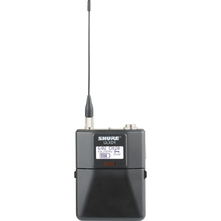 Shure ULXD1 Digital Wireless Bodypack Transmitter with 3-Pin LEMO Connector X52: 902-928MHz