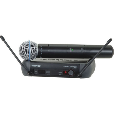 Shure PGX24/BETA58-J6 Handheld Wireless System with BETA 58A Microphone