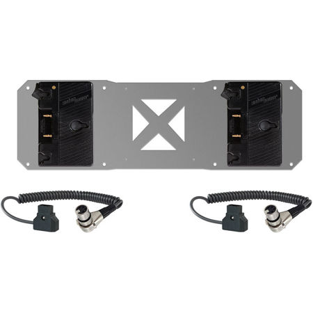Shape 2x Gold Mount Battery Plate and 2x Cables for Atomos Sumo Monitor