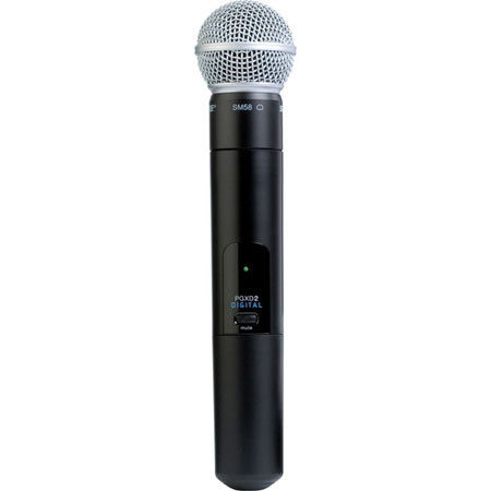 Shure PGXD2/SM58=-X8 Wireless Handheld Transmitter with SM58 Microphone, X8 (902-928 MHz) Band
