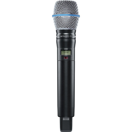 Shure ADX2 Handheld Transmitter with Beta 87C Mic Capsule, G57: 470 to 616MHz