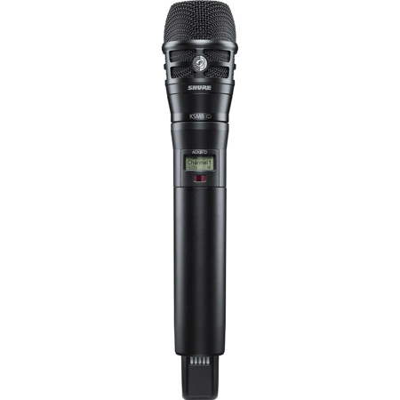 Shure ADX2FD Handheld Transmitter with KSM8 Mic Capsule, G57: 470-616 MHz, Black