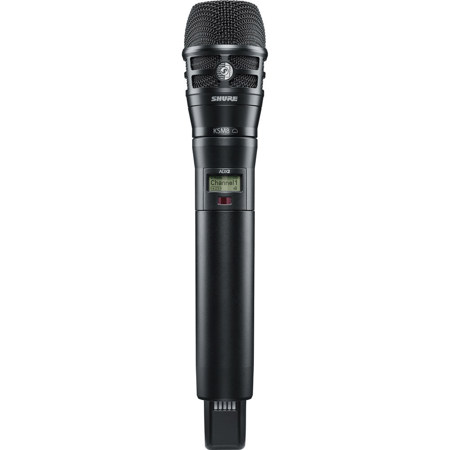 Shure ADX2 Handheld Transmitter with KSM8 Mic Capsule, G57: 470-616 MHz, Black
