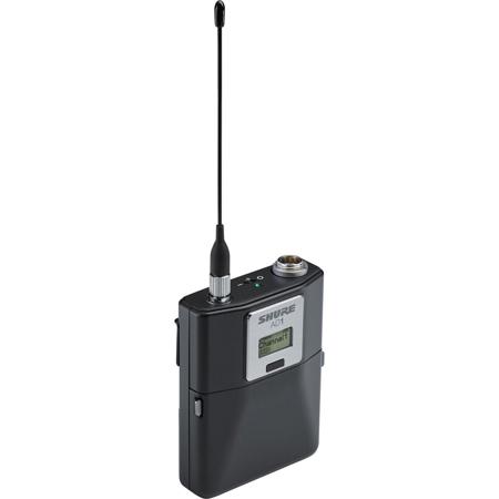 Shure AD1 Wireless Bodypack Transmitter with TA4 Connector, X55: 941 to 960MHz