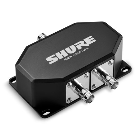 Shure AD221 Passive 2-Way Combiner/Splitter, 470-960MHz Frequency
