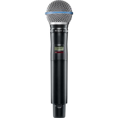 Shure AD2 Wireless Handheld Transmitter, BETA 58A Head, X55: 941-960MHz, Black