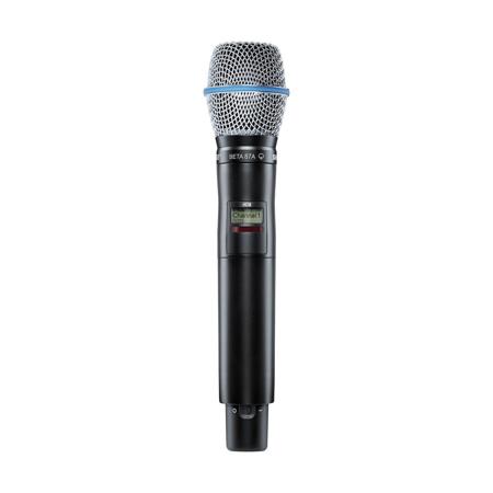 Shure AD2 Wireless Handheld Transmitter, BETA 87A Head, X55: 941-960MHz, Black
