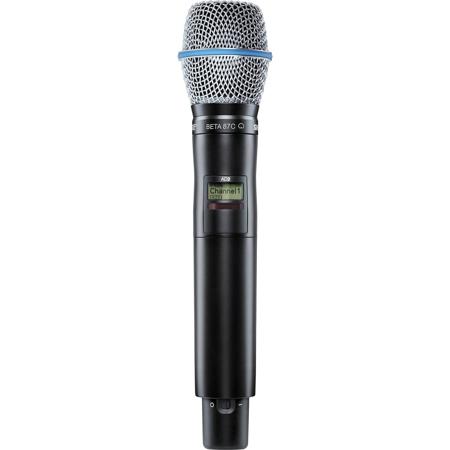 Shure AD2 Wireless Handheld Transmitter, BETA 87C Head, X55: 941-960MHz, Black