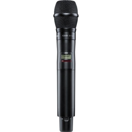 Shure AD2 Wireless Handheld Transmitter, KSM9 Mic Head, G57: 470-616MHz Black