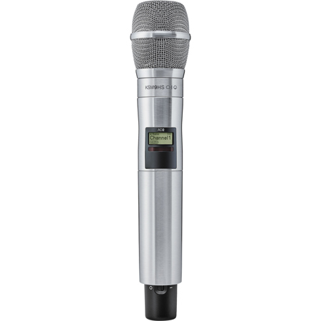 Shure AD2 Handheld Transmitter with KSM9HS Mic Head, G57: 470 to 616MHz, Nickel